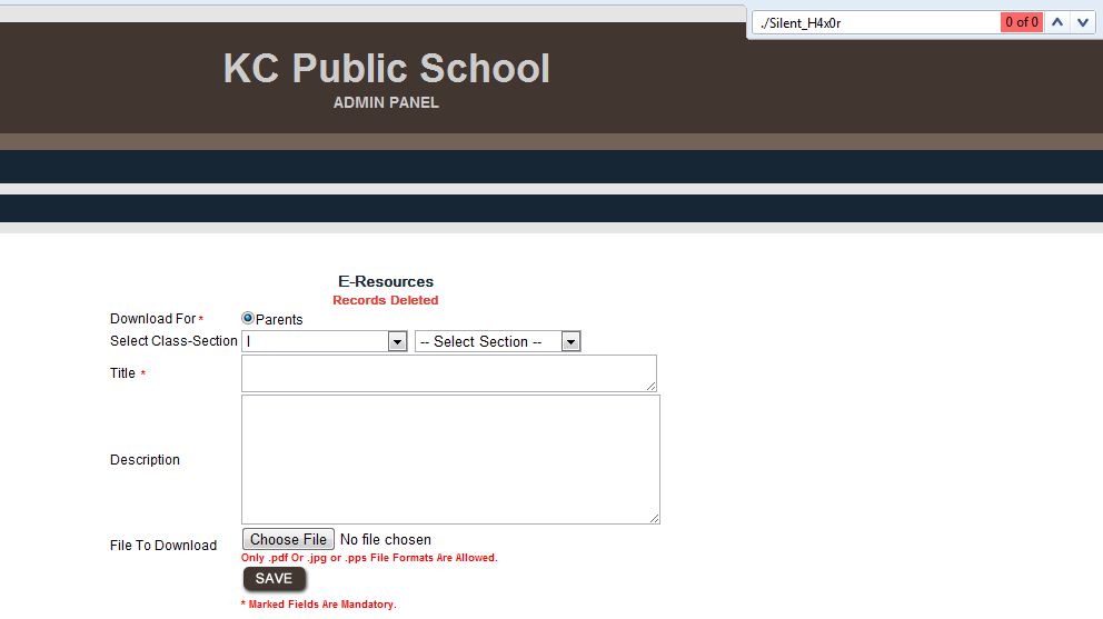 KCPS Hacked by Silent Hacker